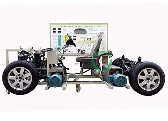 ZRQCD-7汽车ABS/ESP/电控空气悬架/电控稳定杆综合底盘实训台
